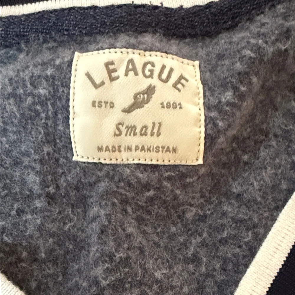 Auburn League Navy V-Neck Sweatshirt - Picture 2 of 5